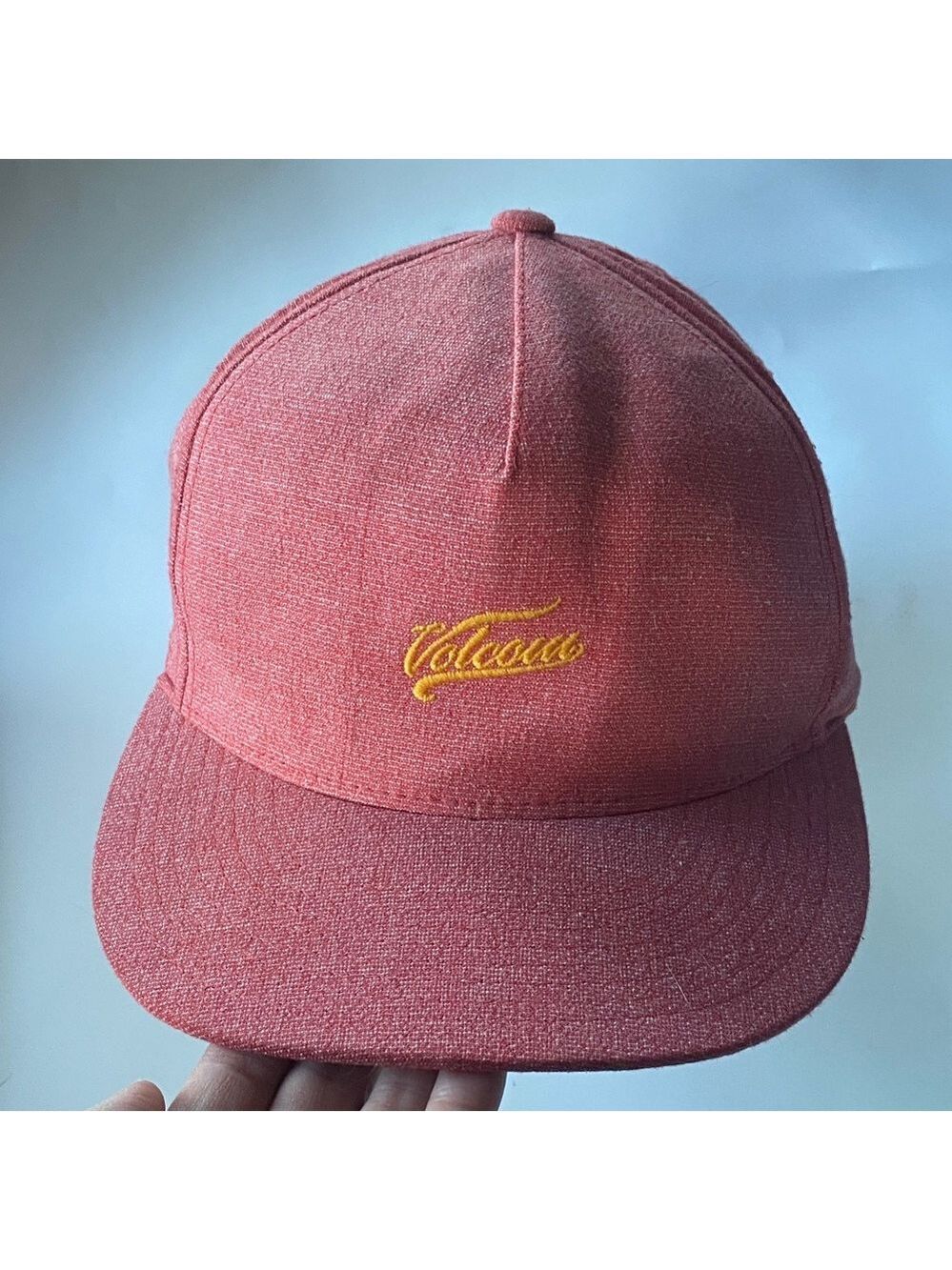 Volcom Ball Hat. Vintage red